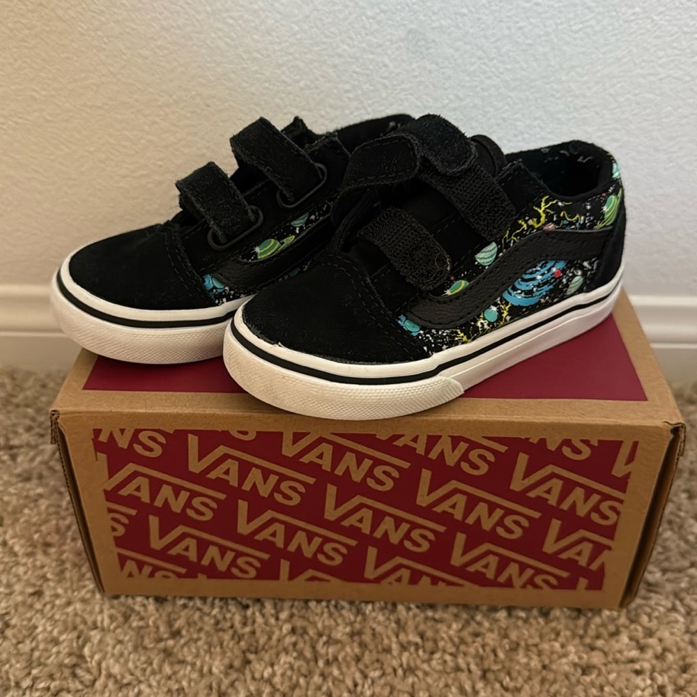 Vans Toddler Outer Space Shoes 7T